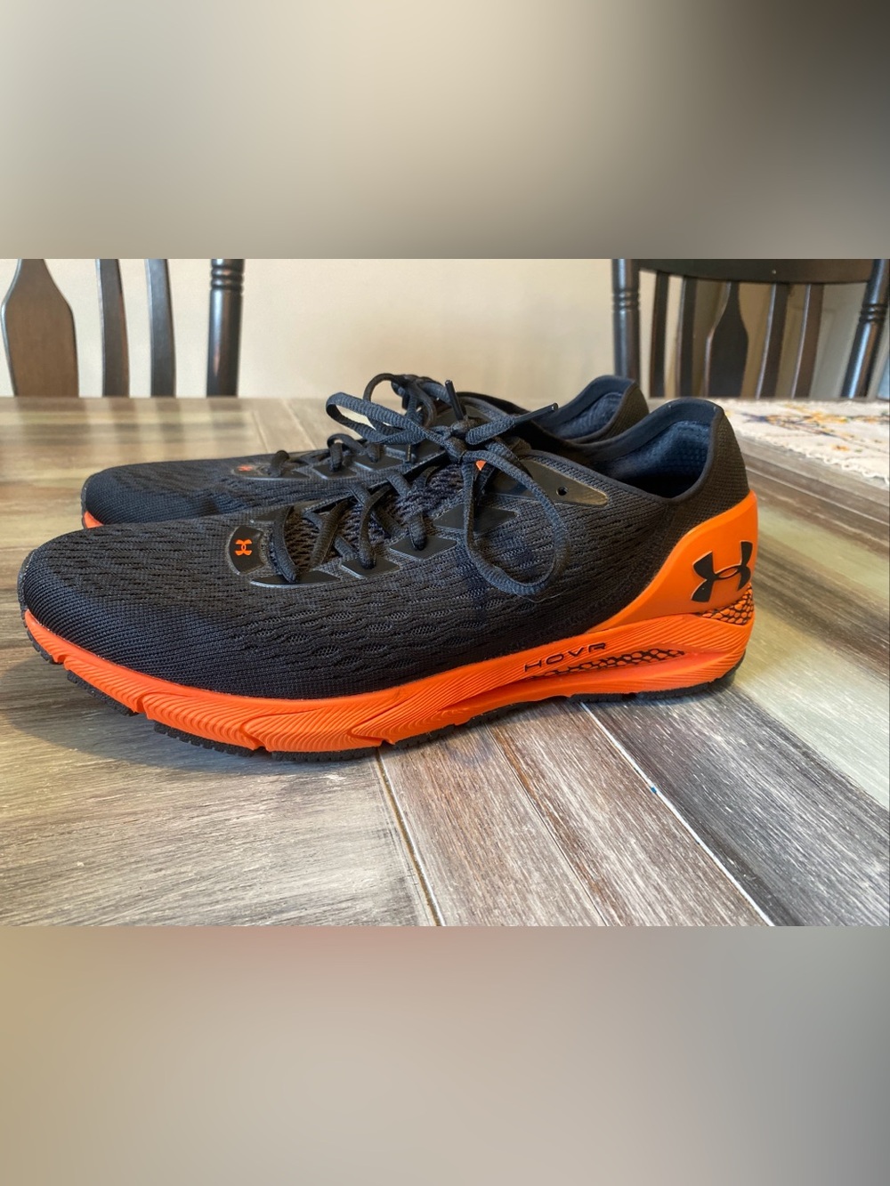 Under Armour Mens Sneakers orange black Hovr sonic Bluetooth 12.5